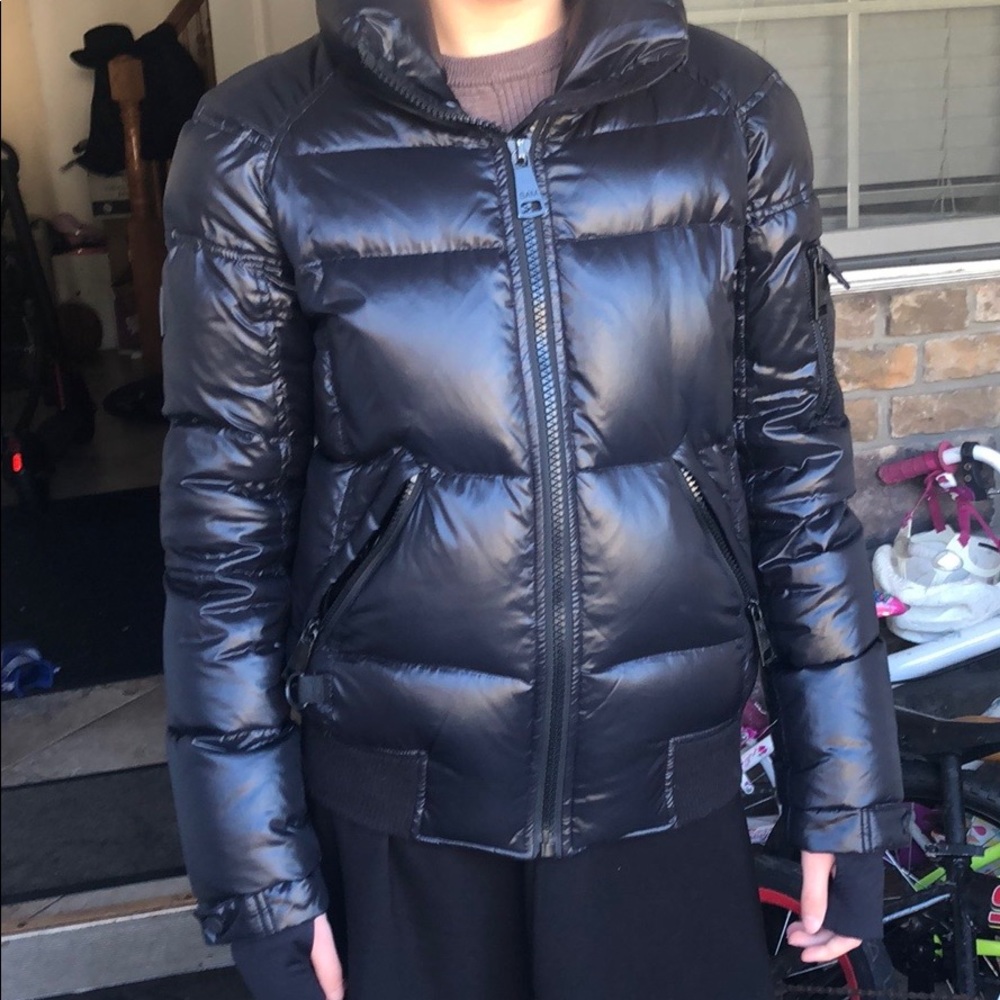 Sam m women black coat